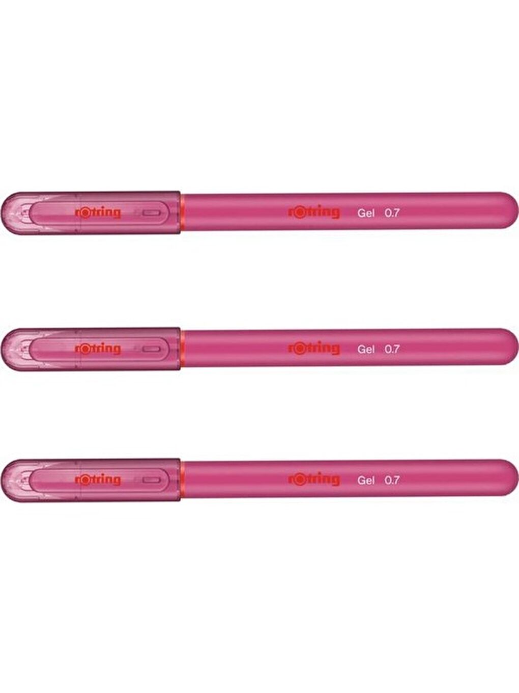 Rotring 0.7 Jel Mürekkepli Kalem 3 lü Pembe