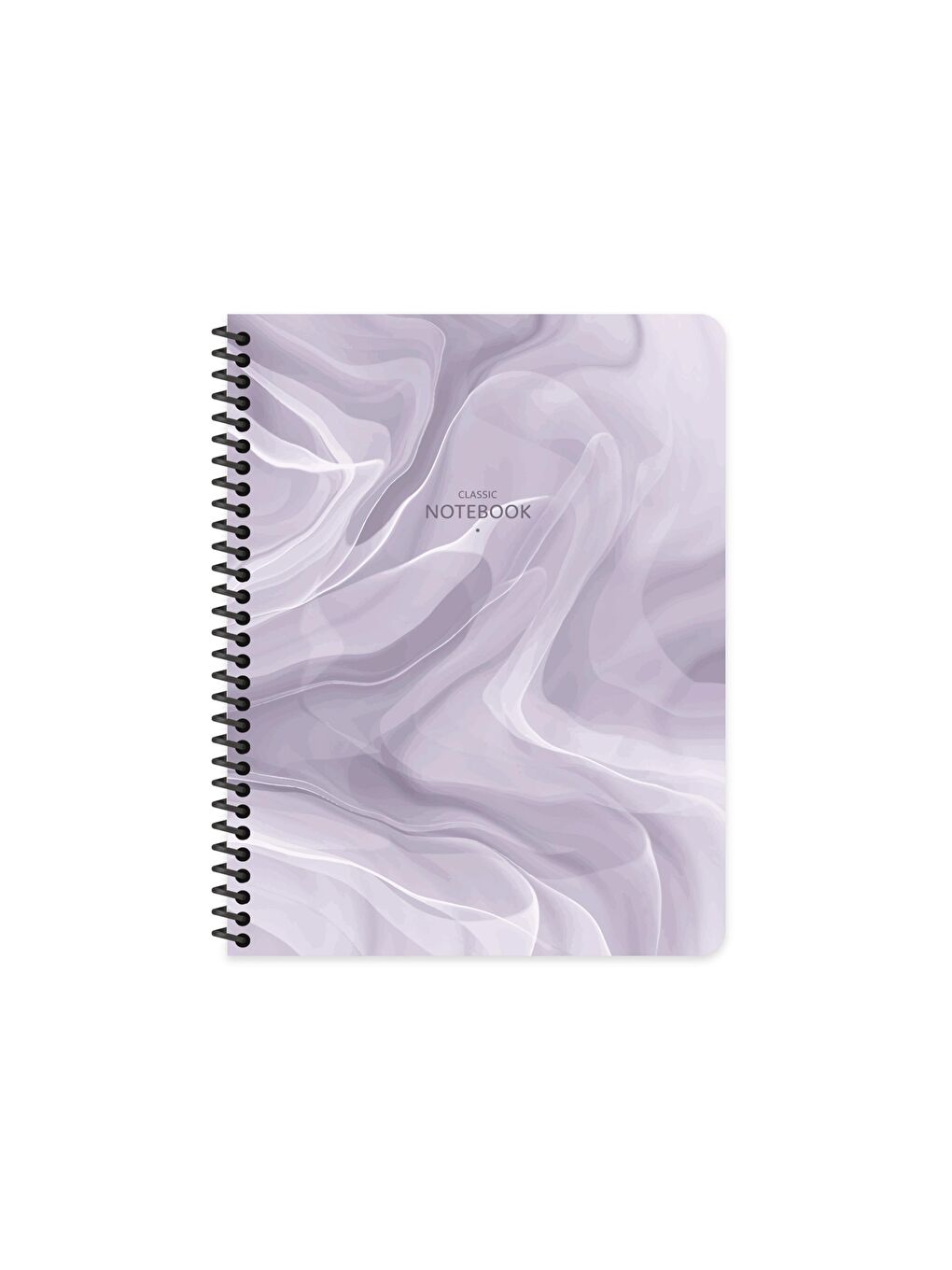 16.5x22.5 Kareli Defter Classic Marble - Lila