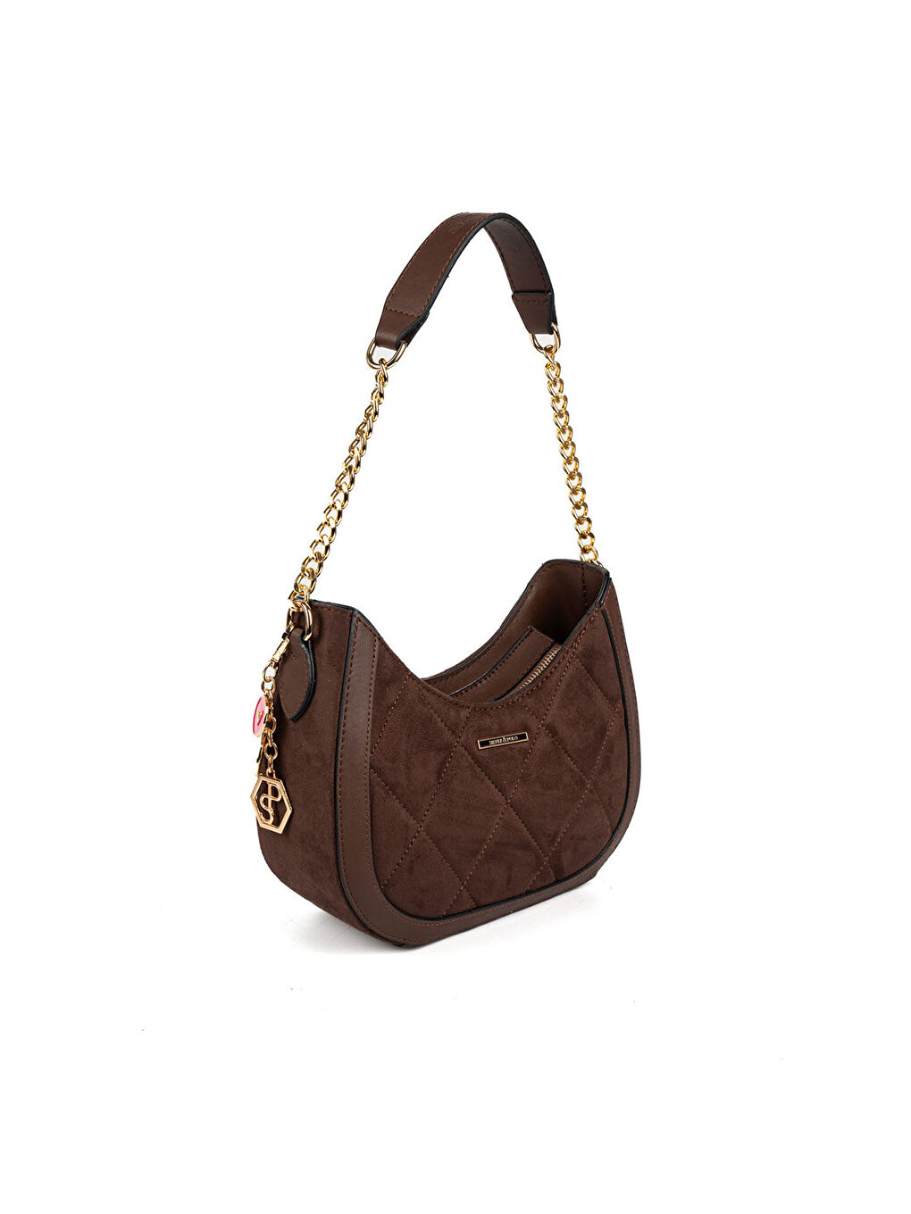 Kahverengi Kadın Omuz Çantası 1168-48645 SILVER POLO BAYAN ÇANTASI M12 KAHVE-MAT KAHVE-1