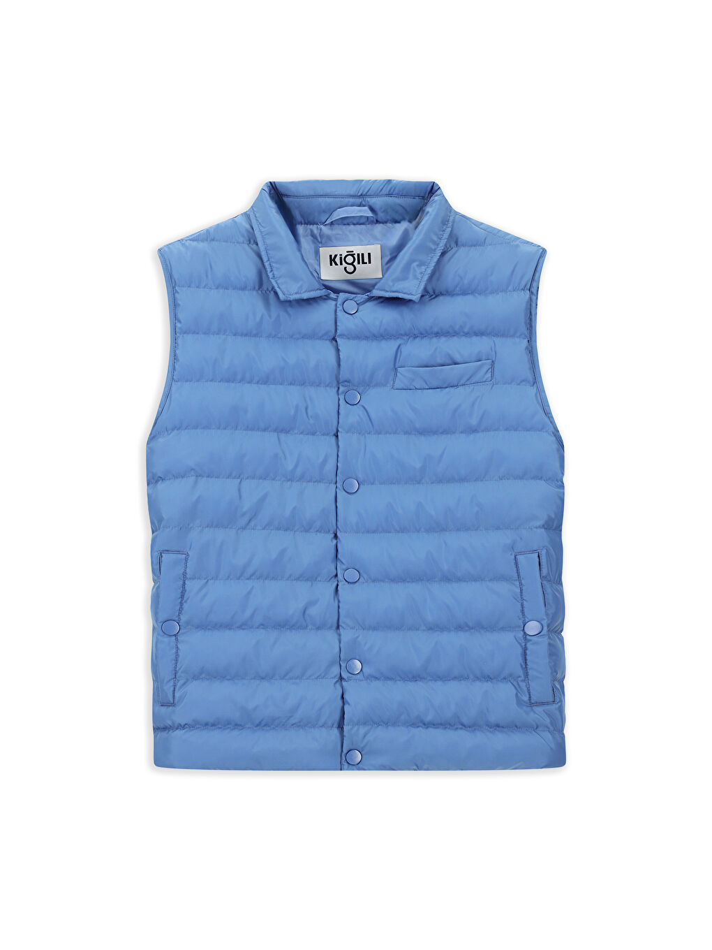 Mavi Kapitone Spor Yelek