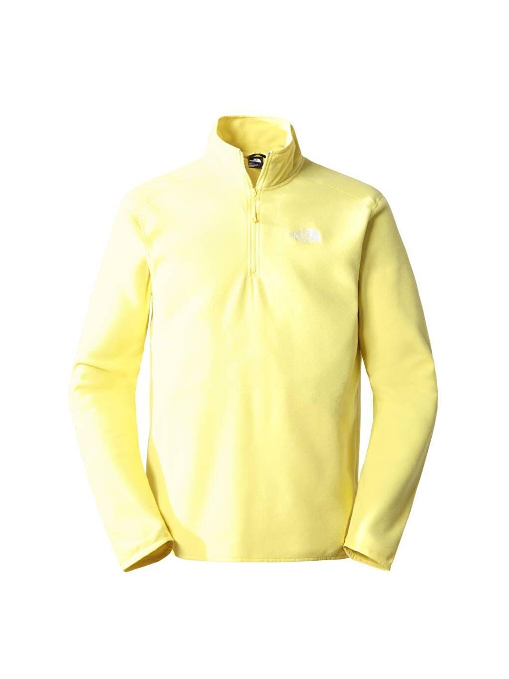 100 Glacier 1/4 Zip Erkek Sarı Polar Sweatshirt