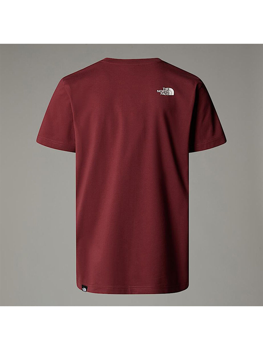 Simple Dome Erkek Bordo Yuvarlak Yaka Tişört-4