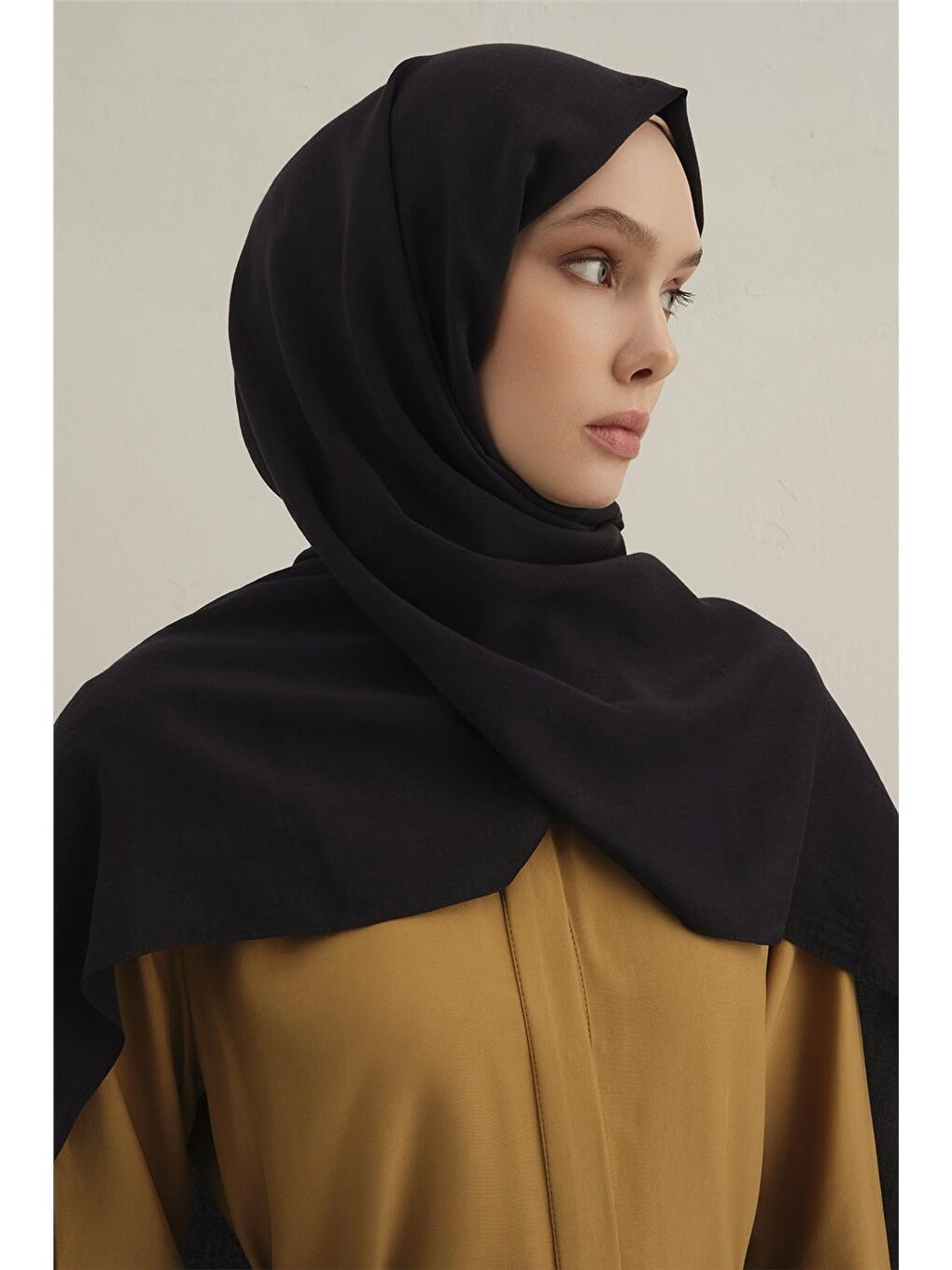 Siyah Bordürlü Lyocell Şal 03-3