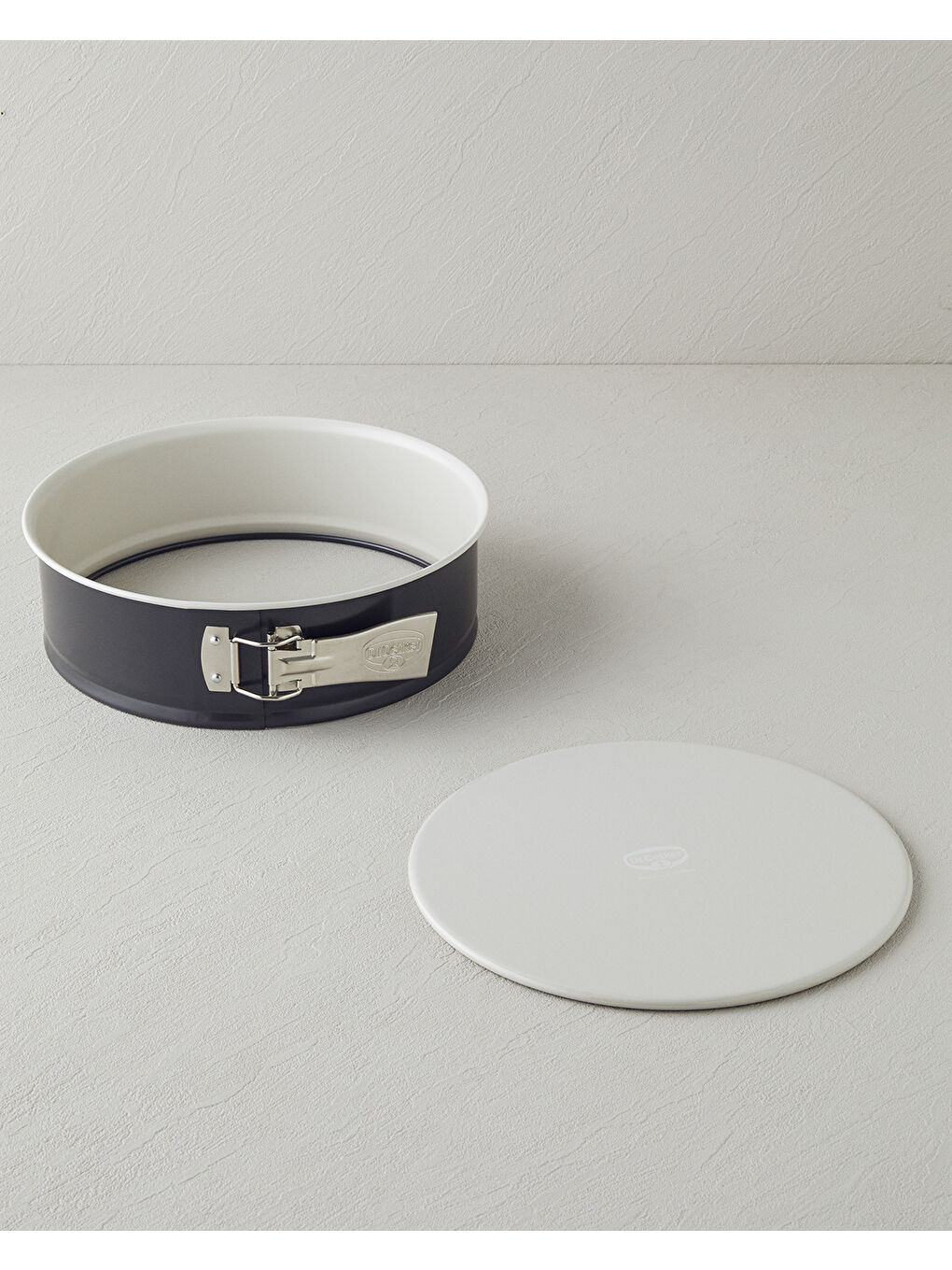 Dr. Oetker Exclusive Seramik Yuvarlak Kek Kalıbı 26 cm Gri-2