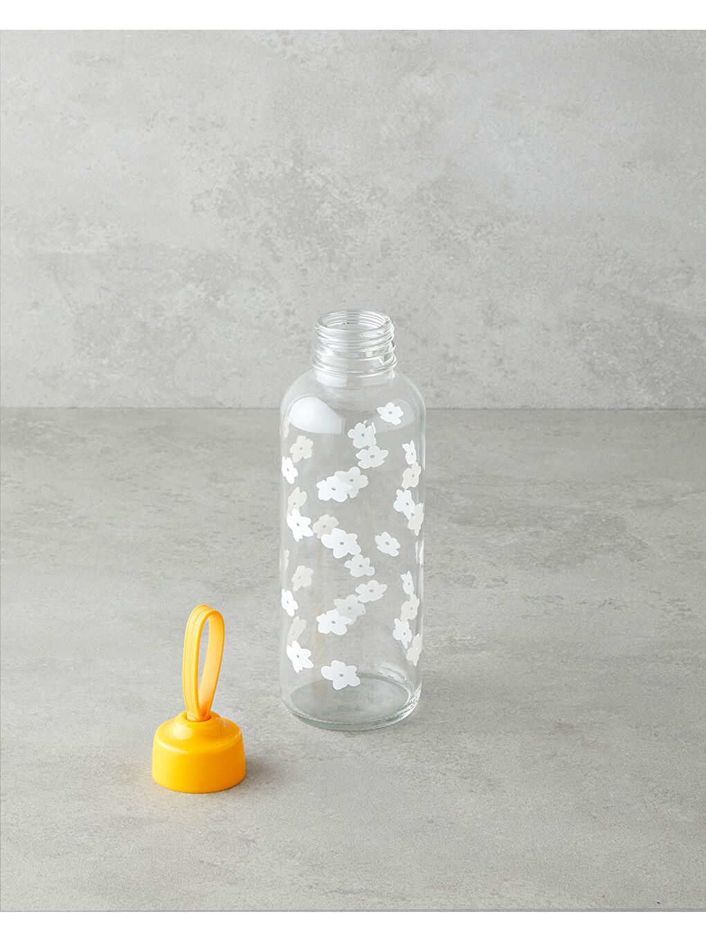 Renksiz Nura Cam Şişe 450 ml Şeffaf-1