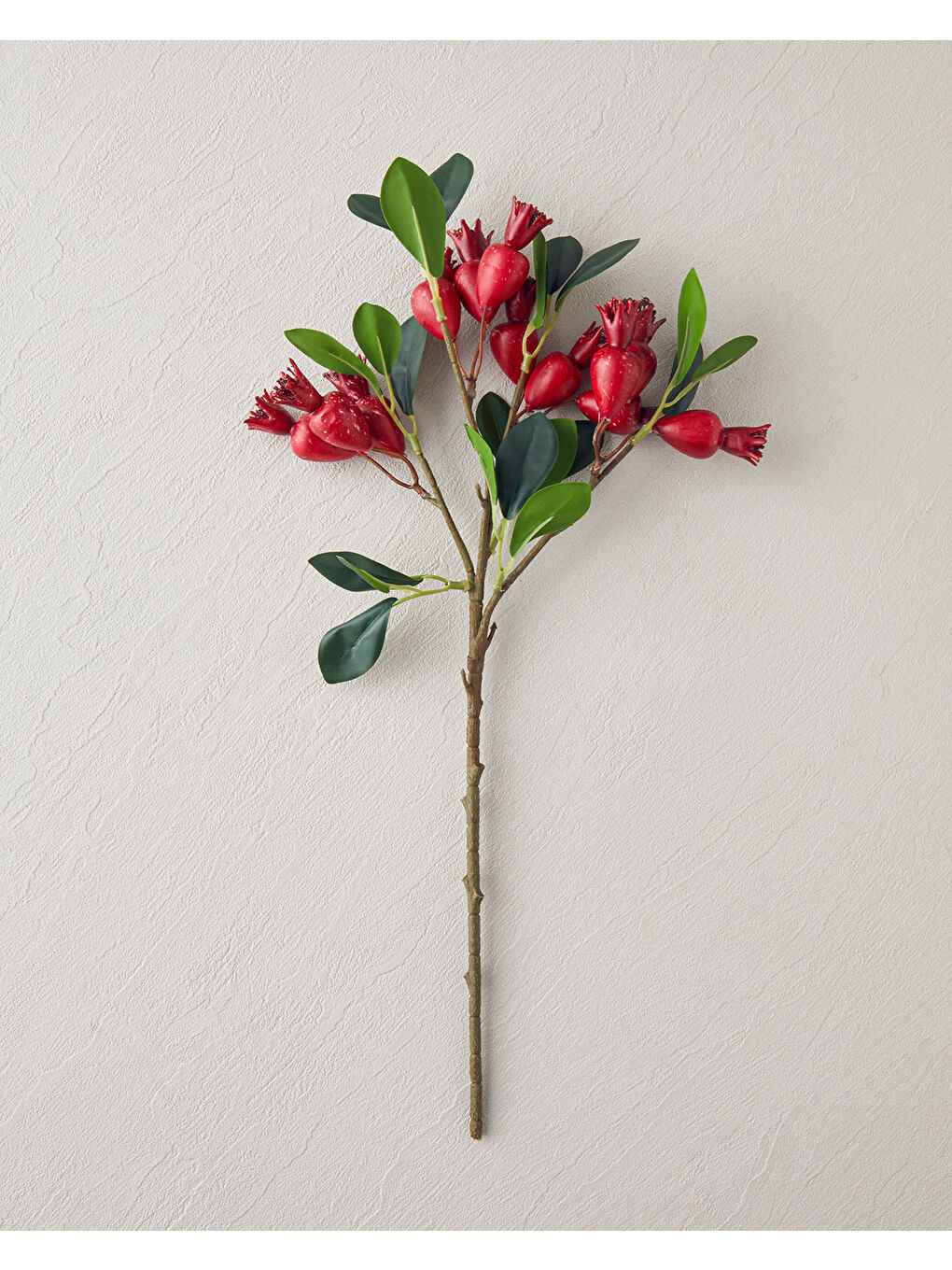 Brenda Tek Dal Yapay Çiçek 48 cm Kırmızı