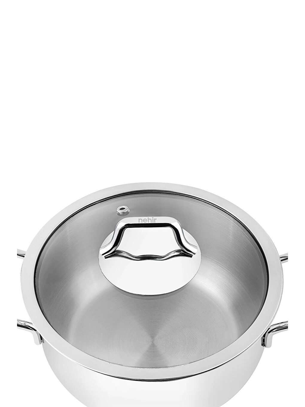 Gri Alven 6 Parça Derin Paslanmaz Çelik Tencere Seti-2