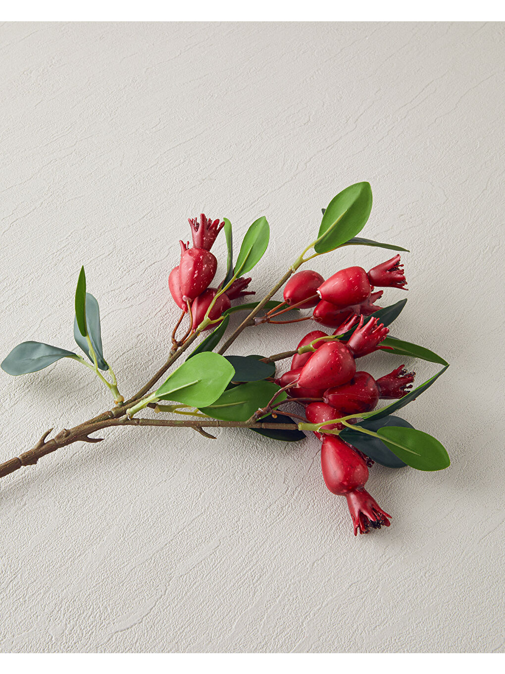 Brenda Tek Dal Yapay Çiçek 48 cm Kırmızı-1