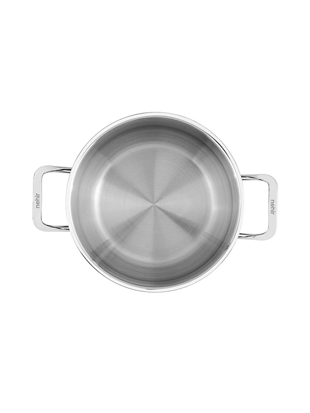 Gri Alven 6 Parça Derin Paslanmaz Çelik Tencere Seti-4