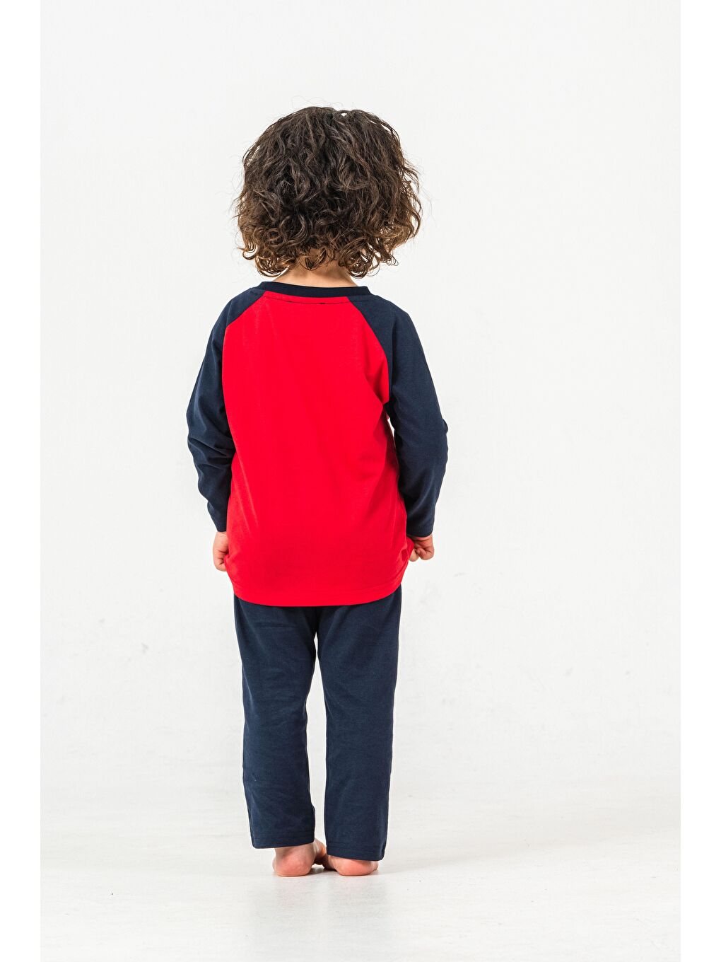 Kırmızı Family Kitchen Baskılı  Erkek Çocuk Pijama Takım-5