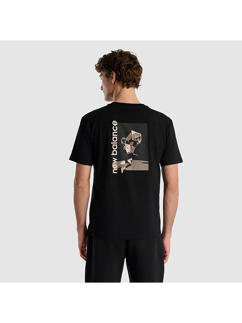 1509 Erkek Siyah Yuvarlak Yaka Tişört-2