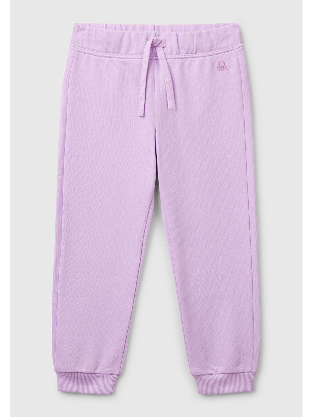 Kız Çocuk Lila Logo İşlemeli Eşofman Altı