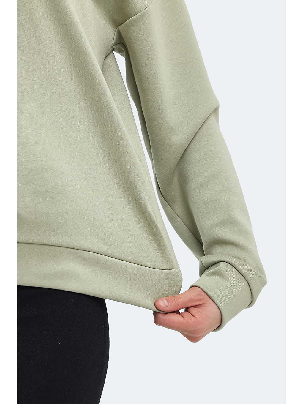 KENZIE I Kadın Açık Yeşil Sweatshirt-5