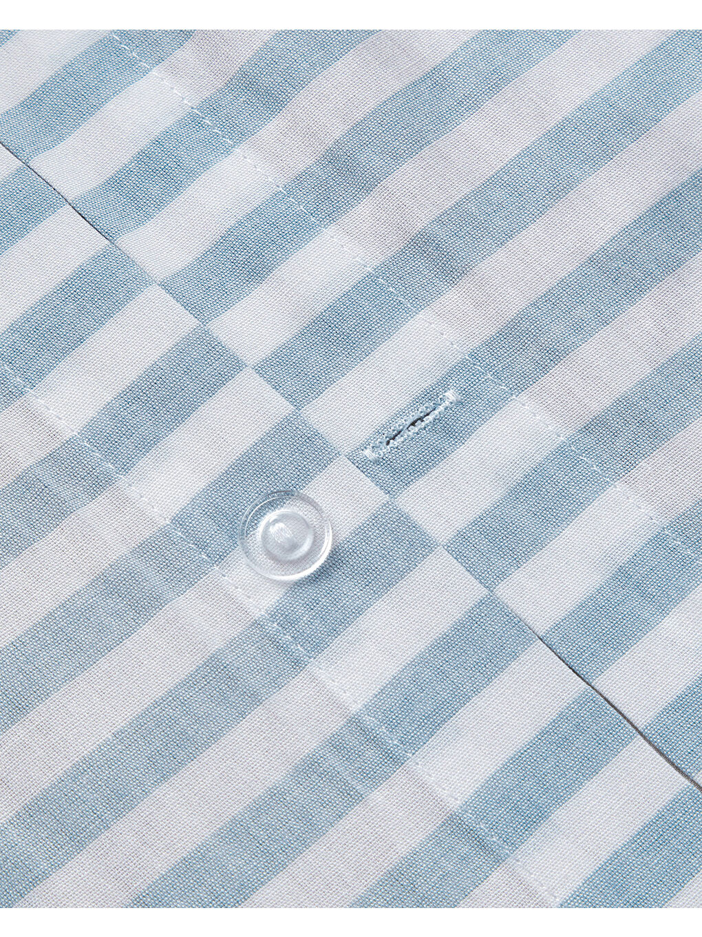 Soft Streaks İpliği Boyalı Çift Kişilik Nevresim Takımı 200x220 cm Mavi-5