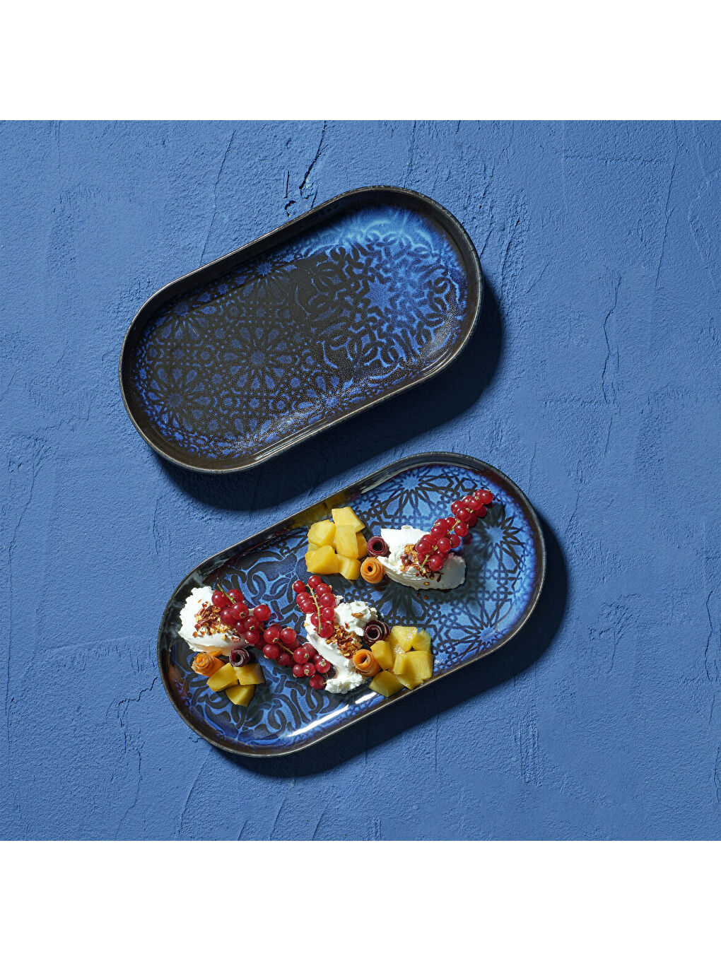 Ekru Bilbao 2 Adet 20x11 Cm Kayık Tabak   12132