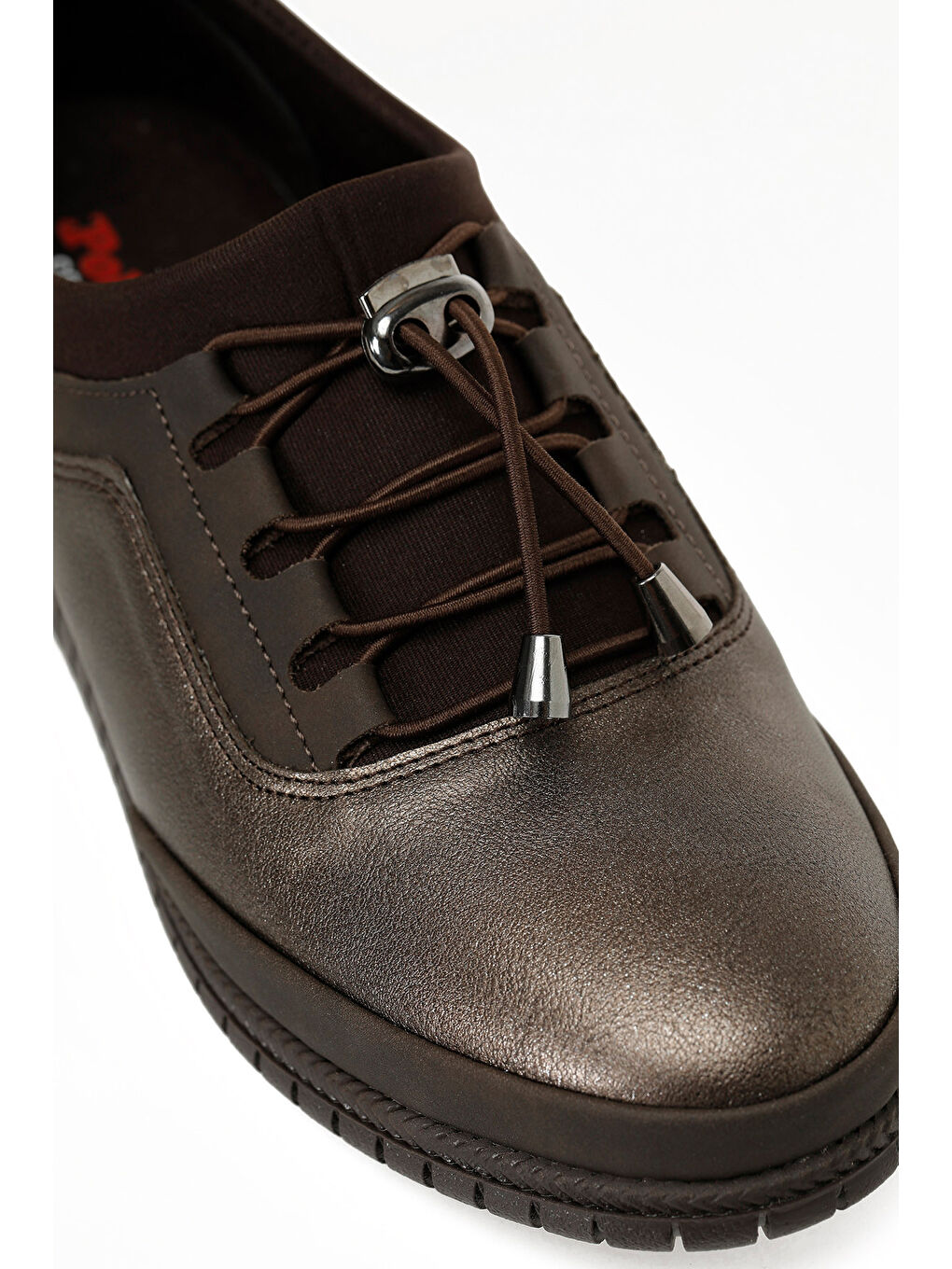 Sarı 167034.Z5PR Bronz Kadın Düz Ayakkabı-6