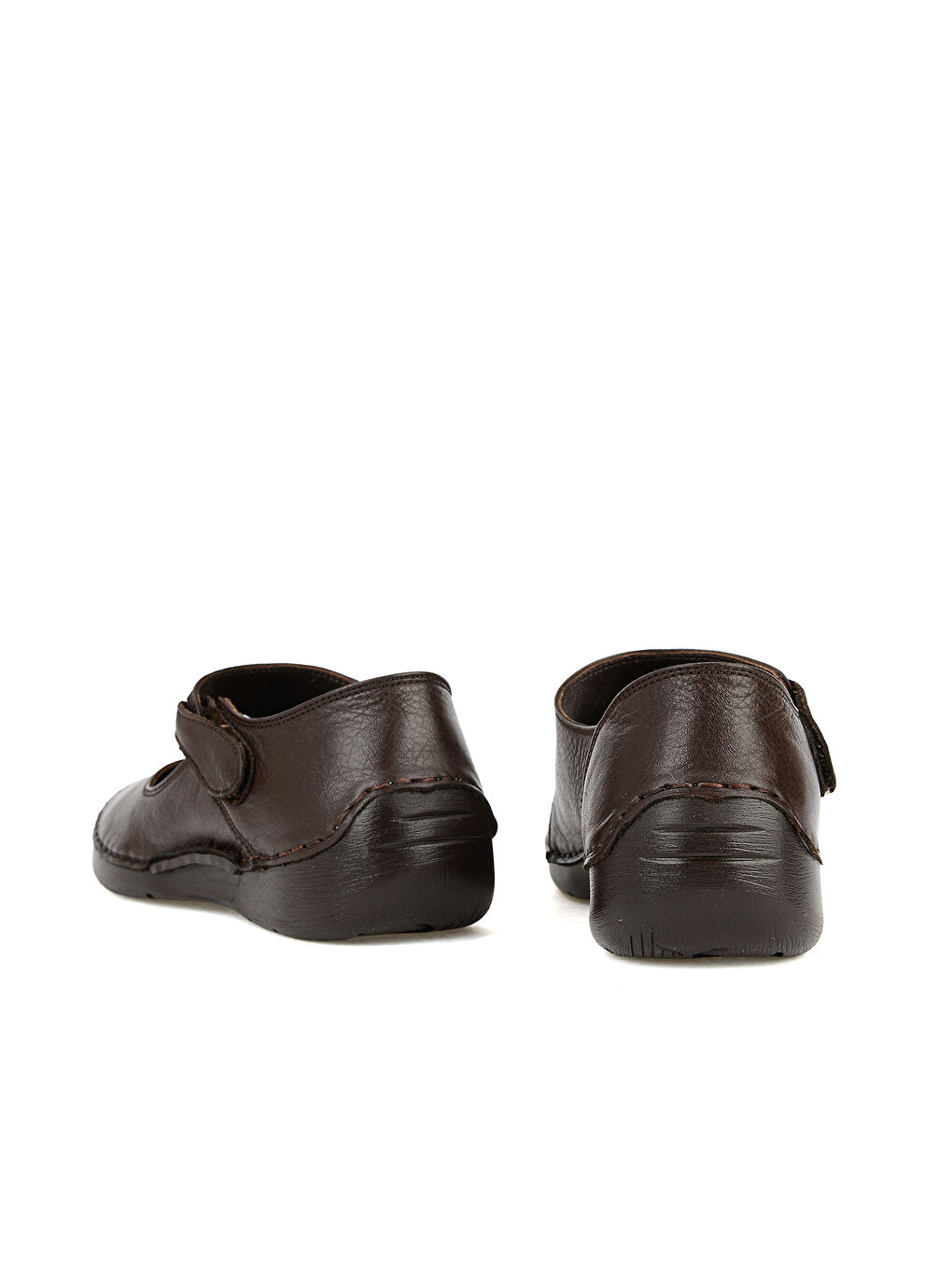 Kahverengi Kadın Hakiki Deri Ayakkabı 16119Z44407 Kahve-2