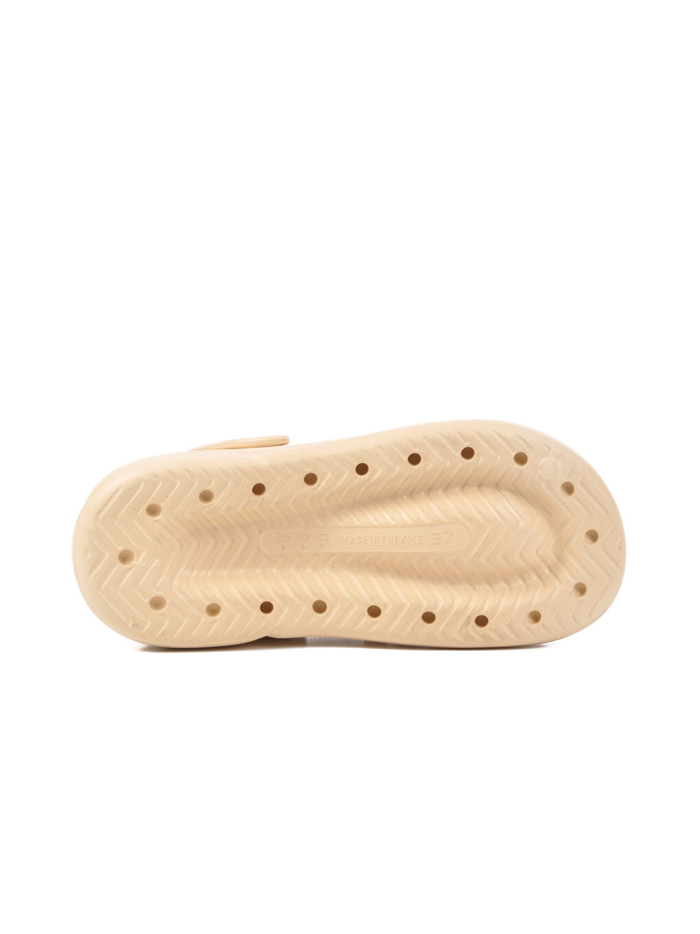 Bej İşlemeli Hafif Eva Kadın Sabo Terlik E-800 Z-4