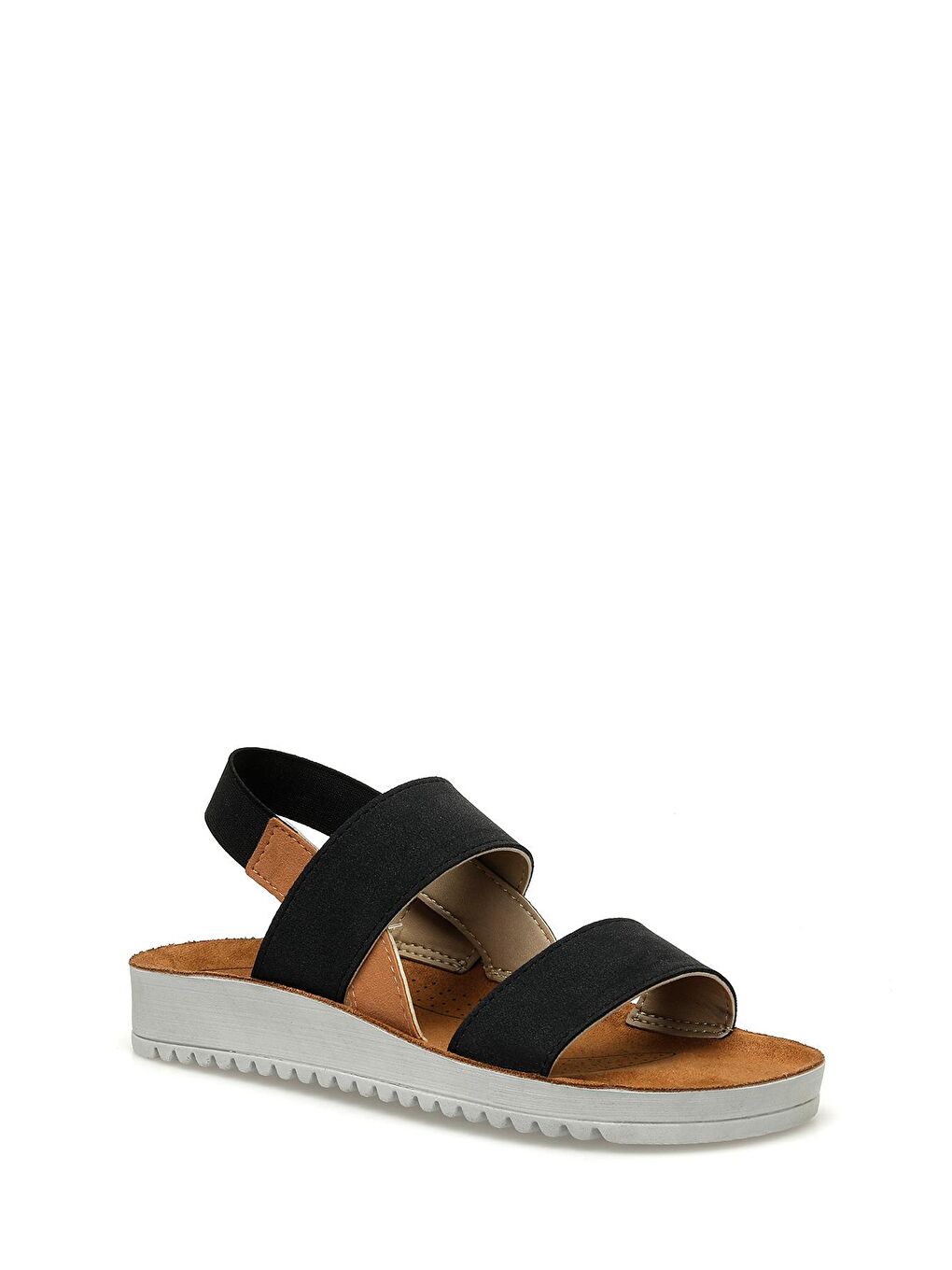 166351.Z4FX Siyah Kadın Comfort Sandalet-1