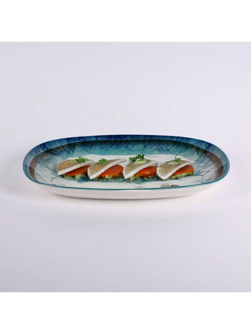 Ekru Enternasyonel 2 Parça 29 Cm Kayık Tabak 1341-2