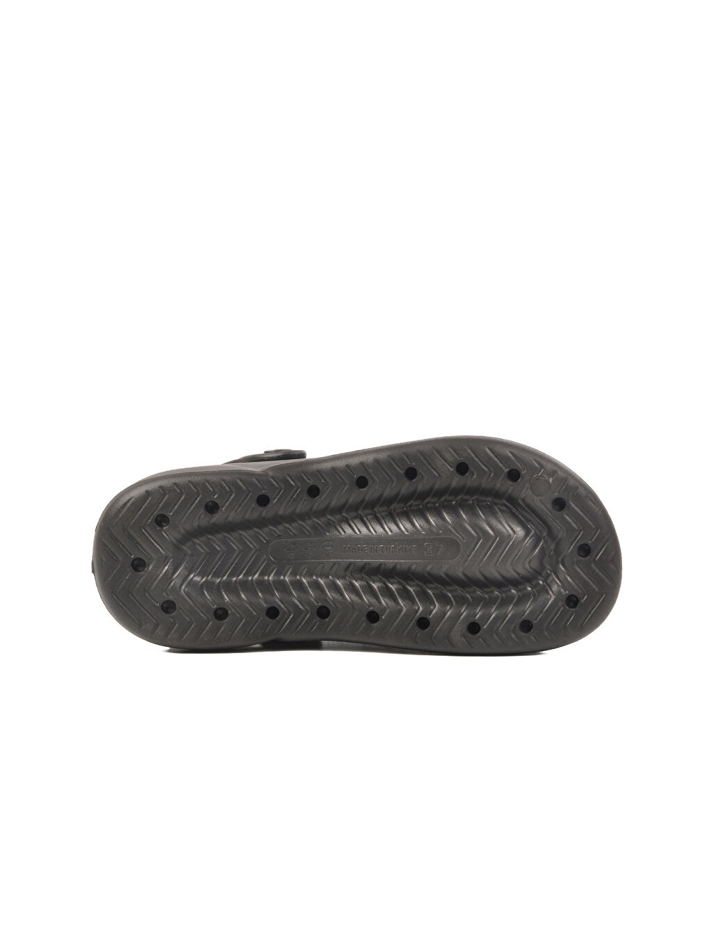 Siyah İşlemeli Hafif Eva Kadın Sabo Terlik E-800 Z-4