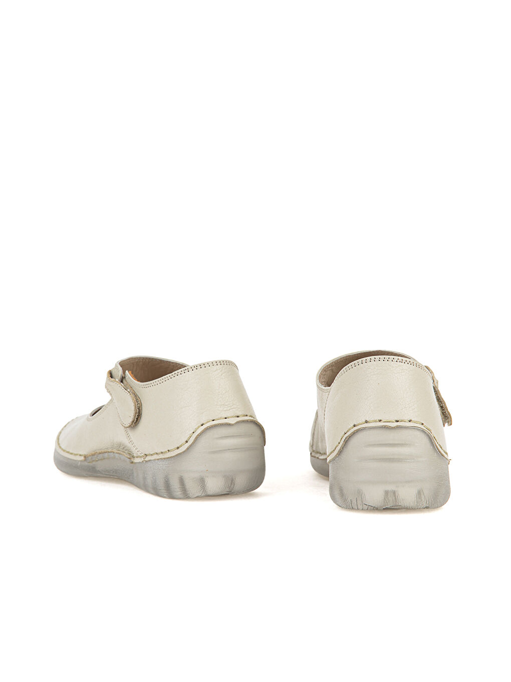 Kadın Hakiki Deri Ayakkabı 16119Z44407 Bej-2