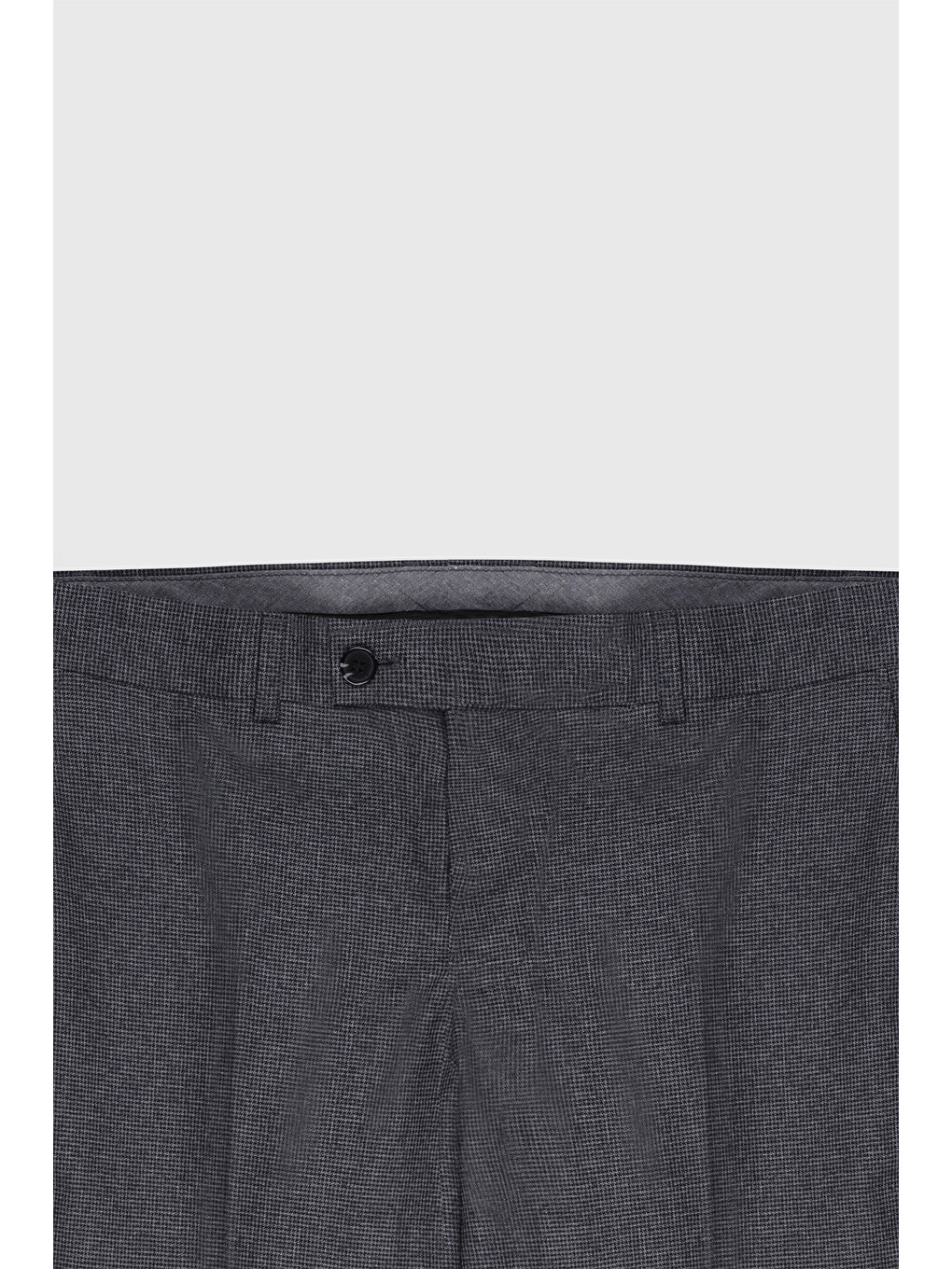 Erkek Lacivert-Gri Slim Fit Dar Kesim Kazayağı Desenli Takım Elbise-11
