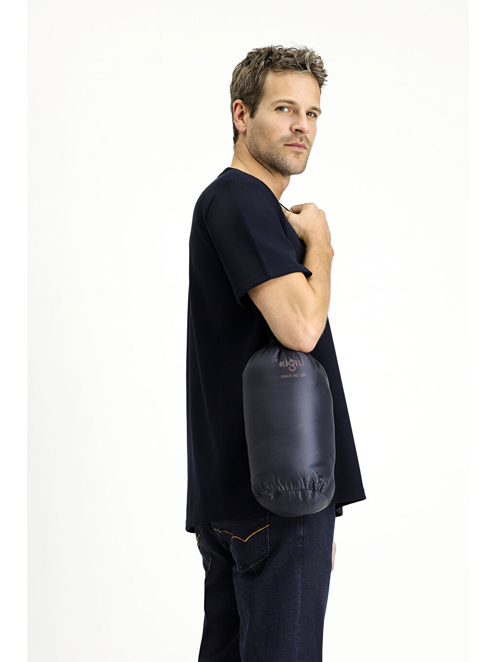 Bordo Çantalı Spor Şişme Mont-5