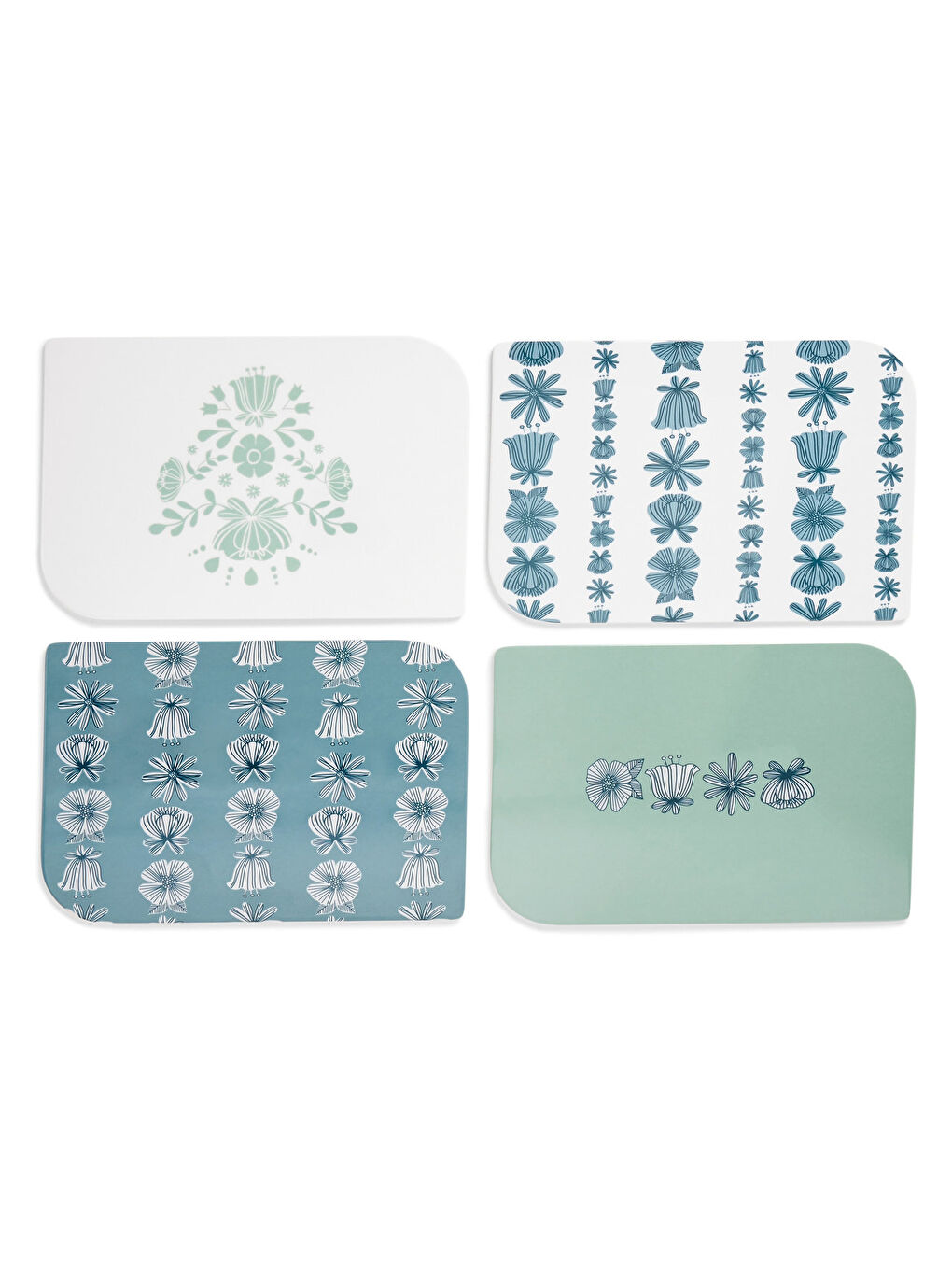 Karışık 4 Adet Kahvaltı Servis Tahtası-1