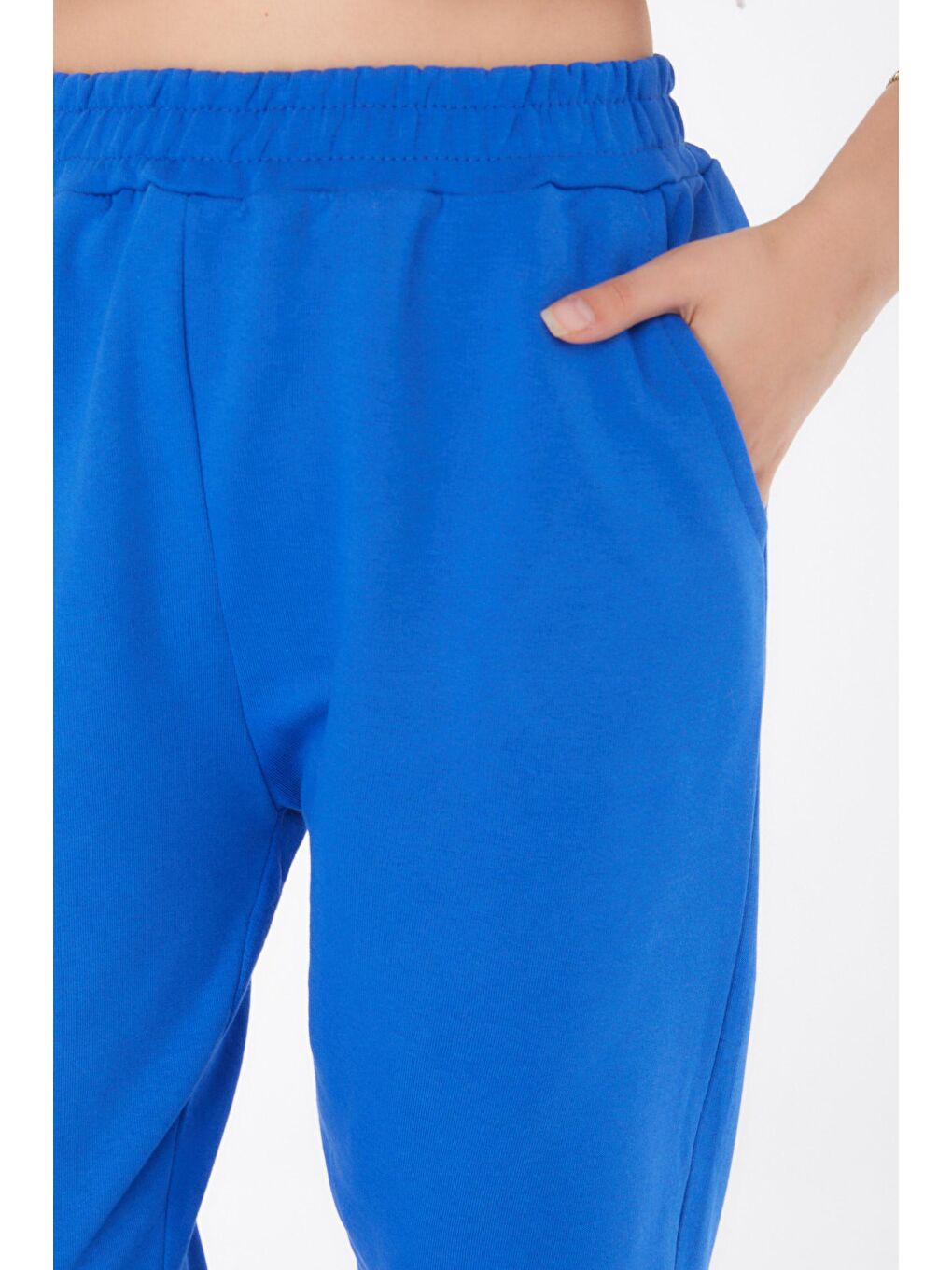 Orta Kadın Mavi Eşofman Altı - 25705-4