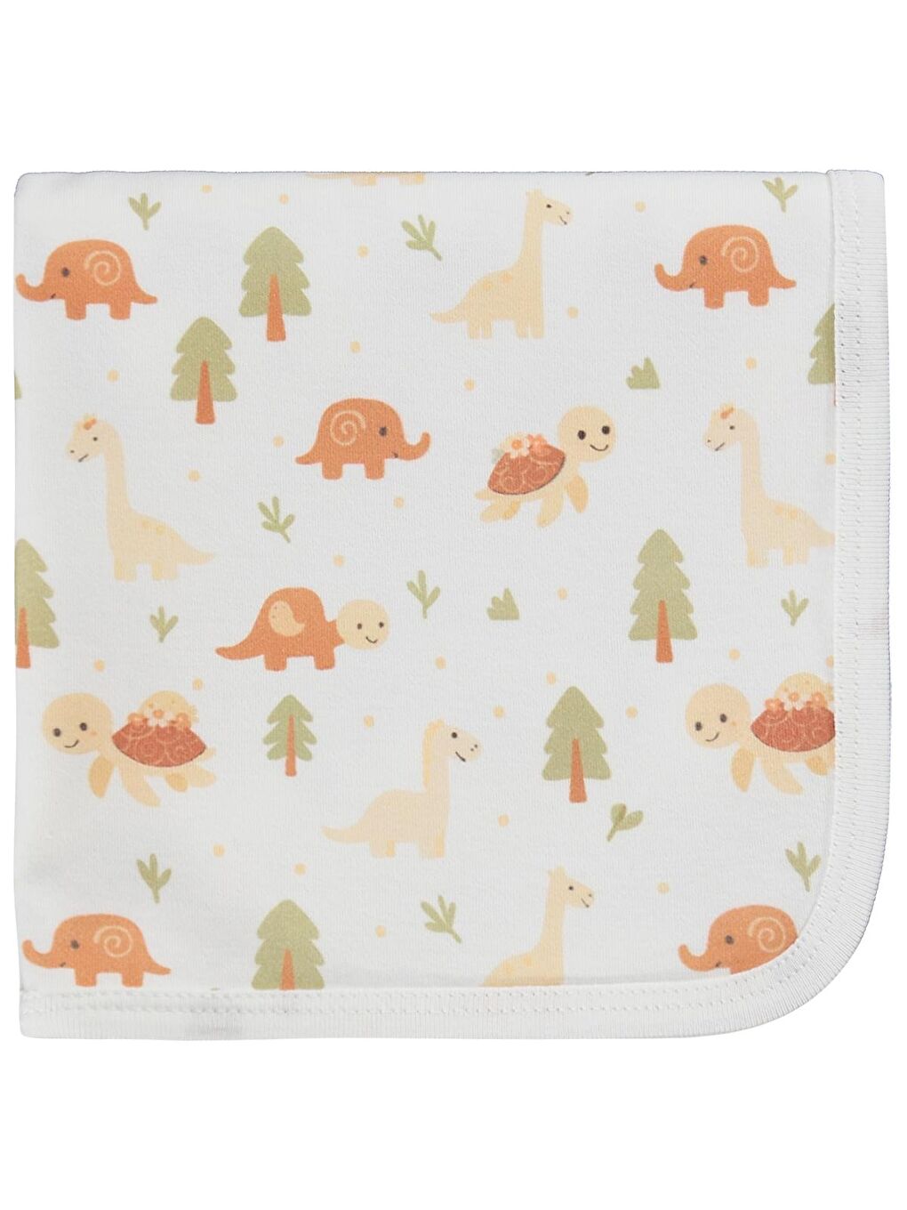 Baby Fil Kaplumbağa Empirme 80x90 Battaniye - Ekru Standart-1