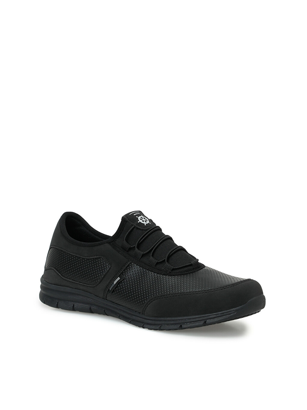Yvon Pu Siyah Erkek Slip On-1