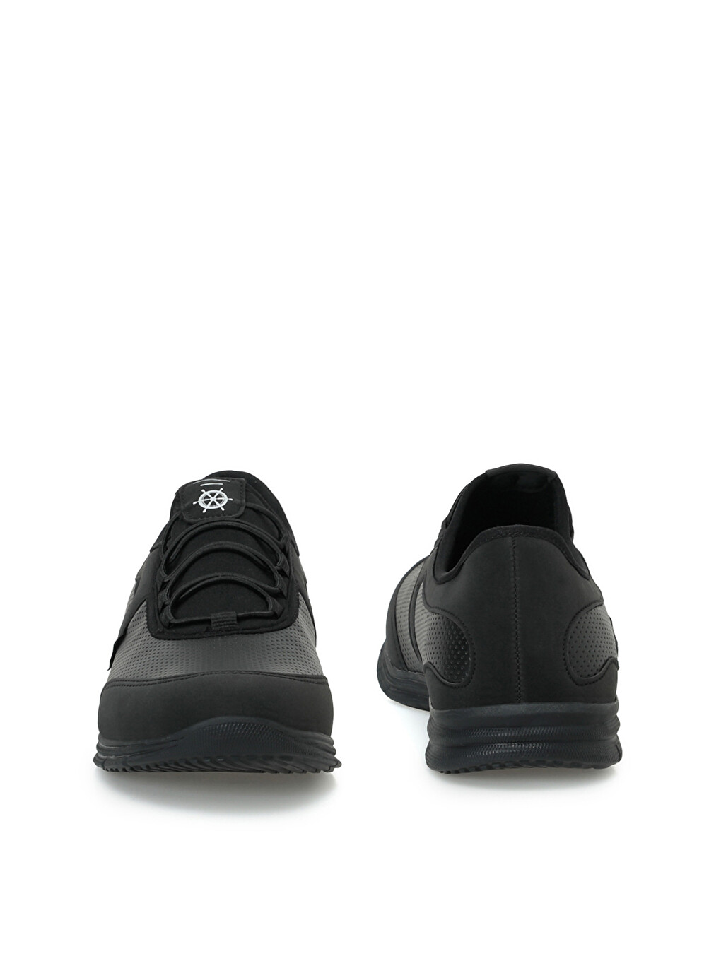 Yvon Pu Siyah Erkek Slip On-4
