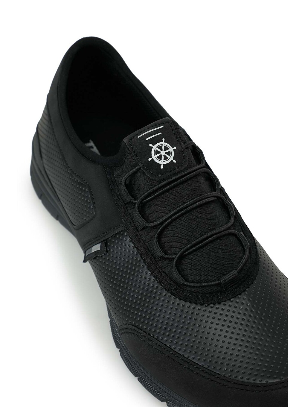 Yvon Pu Siyah Erkek Slip On-6