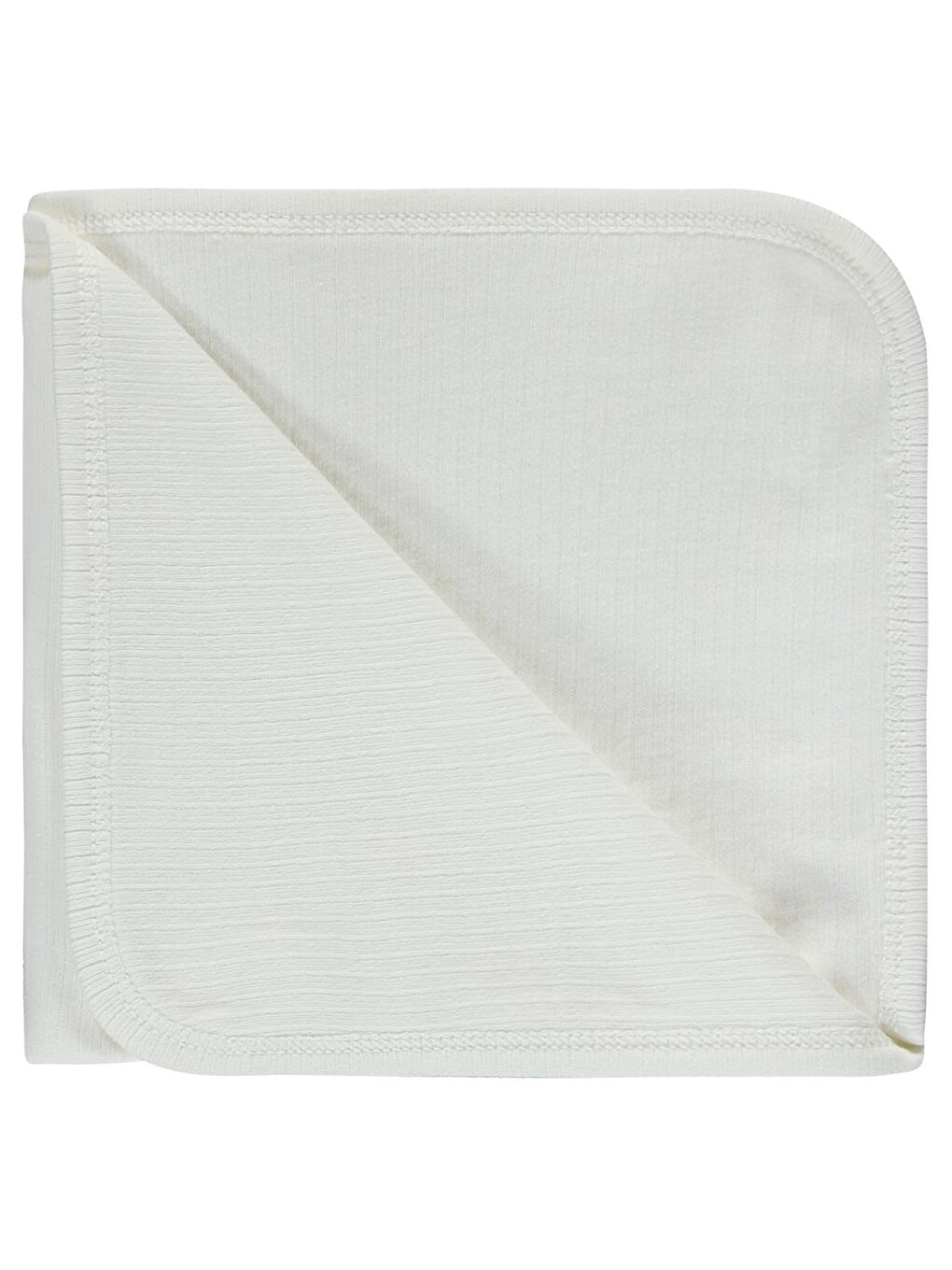 Baby Düz Raporlu Battaniye - Ekru Standart-2