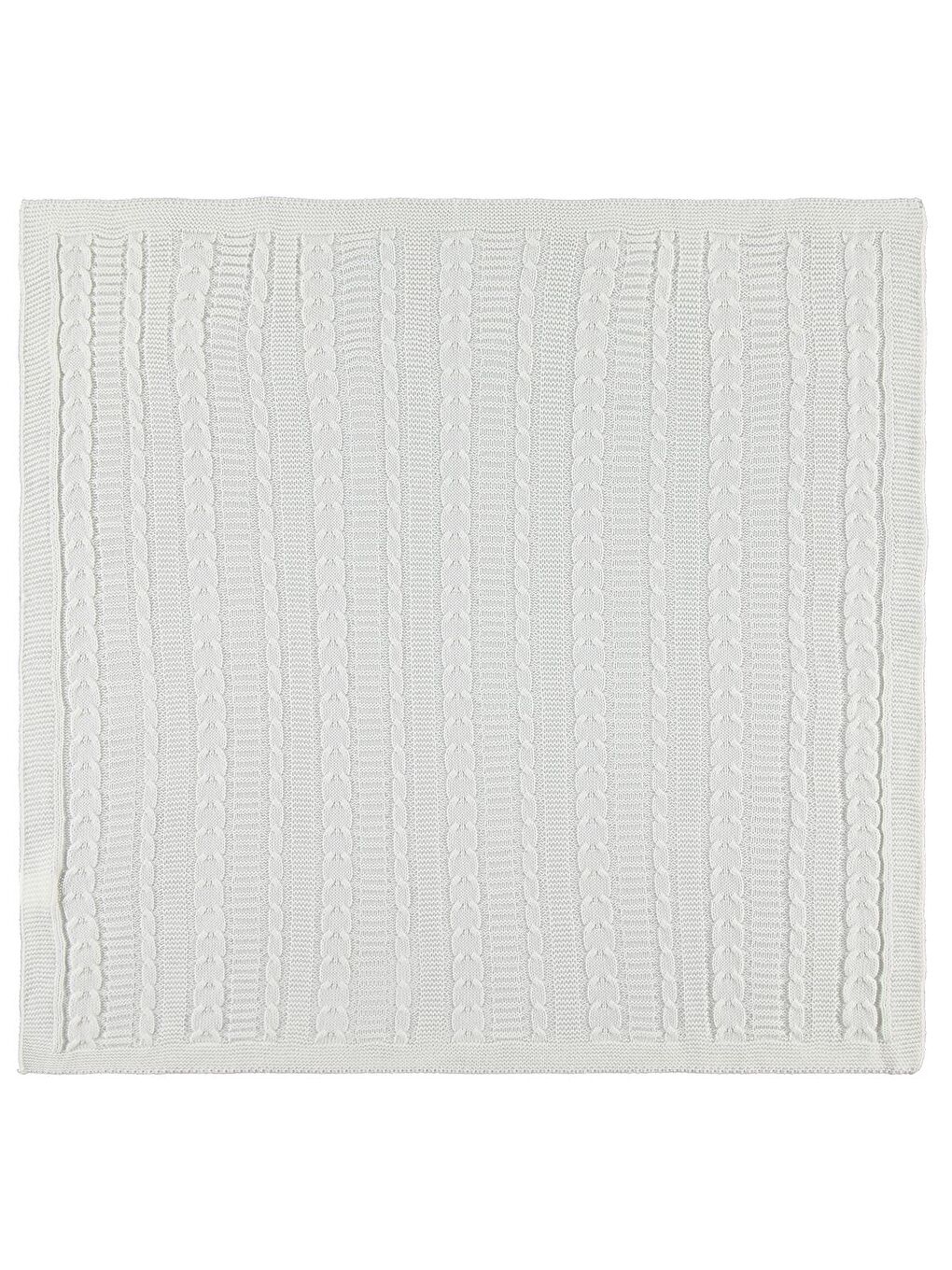 Y26Y310 Baby Saç Örgü Triko 95*100 Battaniye - Ekru Standart