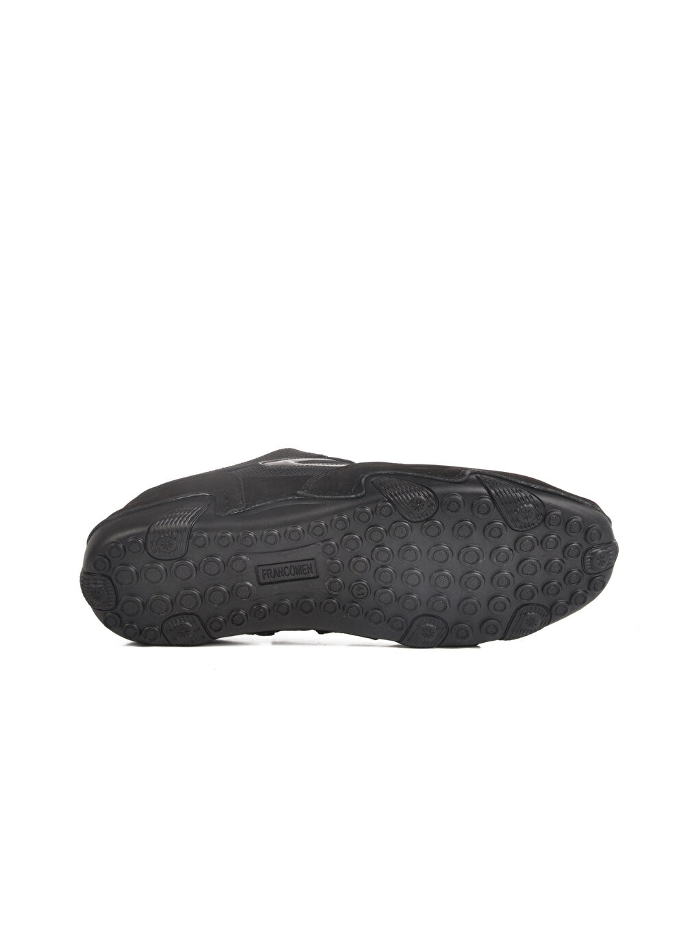 Siyah Nubuk Hakiki Deri Erkek Casual Ayakkabı 330 M-4