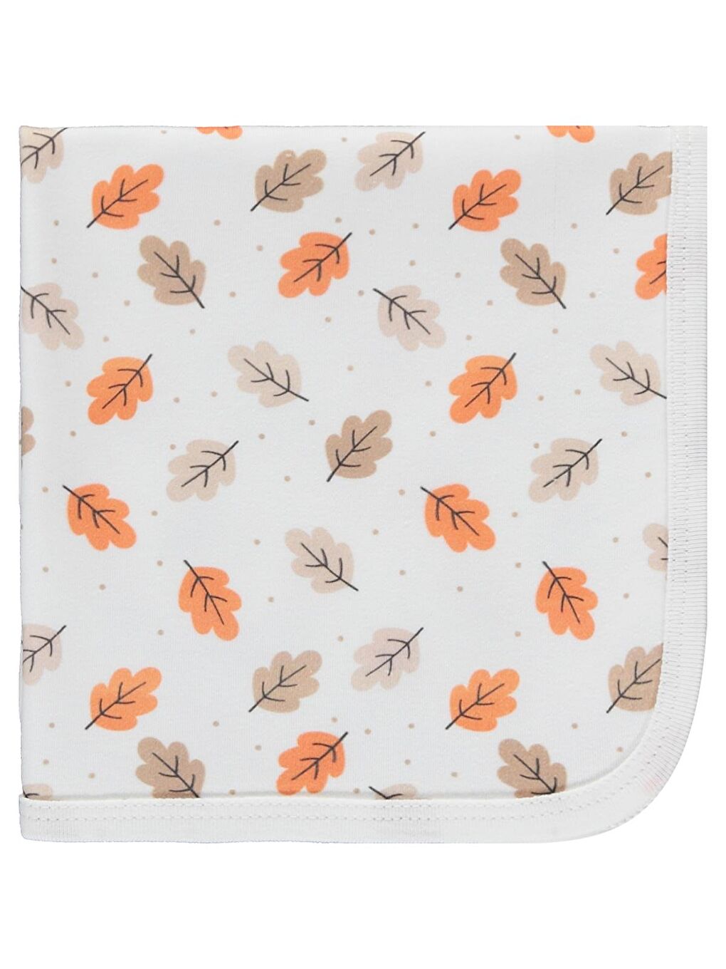 Baby Yaprak Empirme 80x90 Battaniye - Ekru Standart