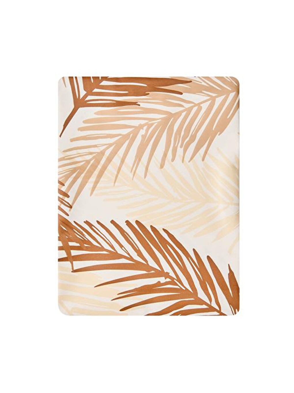 Karışık Yaprak Desenli Pvc Masa Örtüsü - Renkli - 140x140 cm