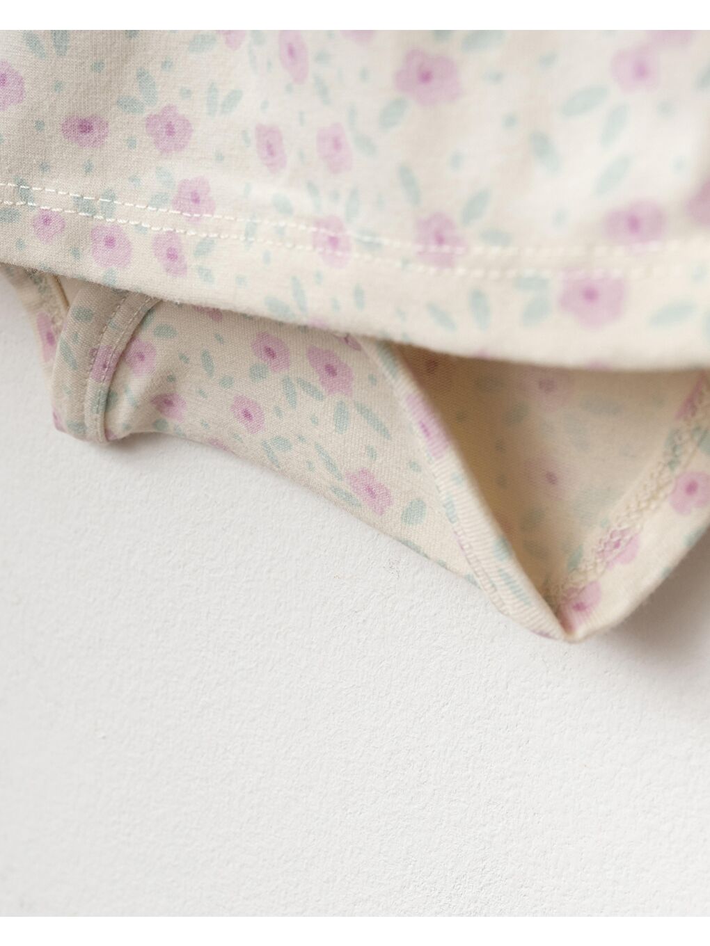 Pembe Kız Bebek Pamuklu Pudra Hırkalı Çiçek Desenli 3'Lü Elbise- Body Elbise Ve Saç Bandı-1