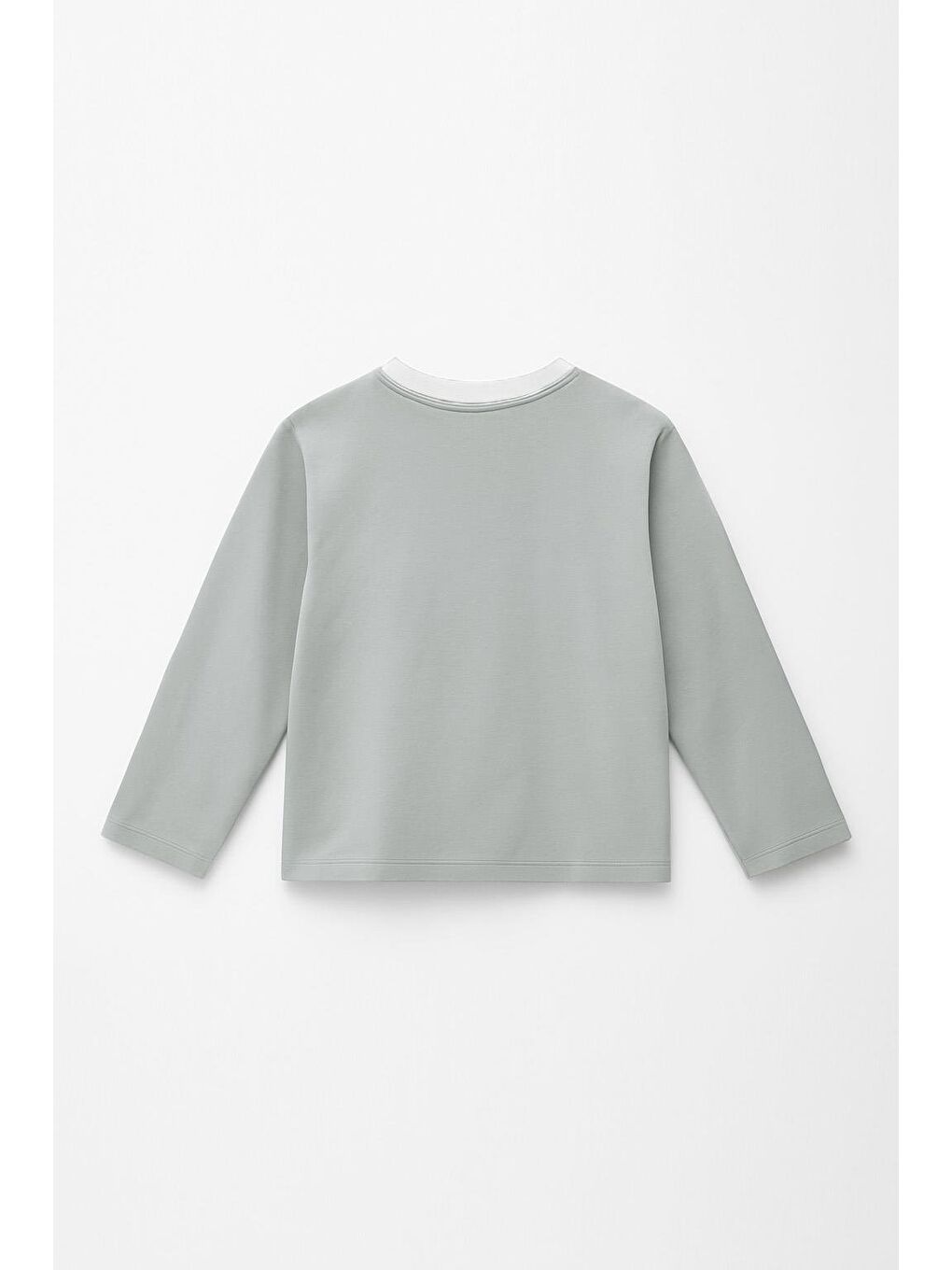 Erkek Çocuk %100 Pamuk Baskılı Uzun Kollu Tişört - Gri (3-4 Yaş 8-9 Yaş)-2