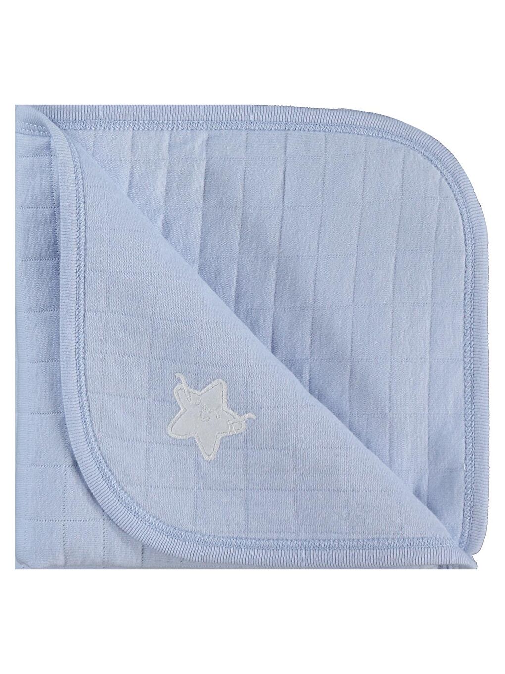 Baby Yıldız Nakışlı 80*90 Battaniye - Mavi Standart-2