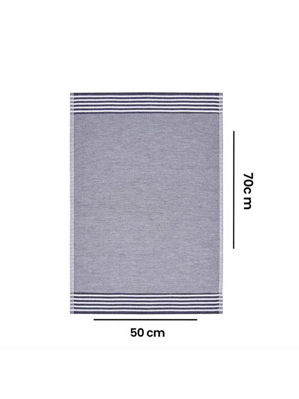 Sevilla 2'li Kurulama Bezi - Lacivert - 50x70 cm-4