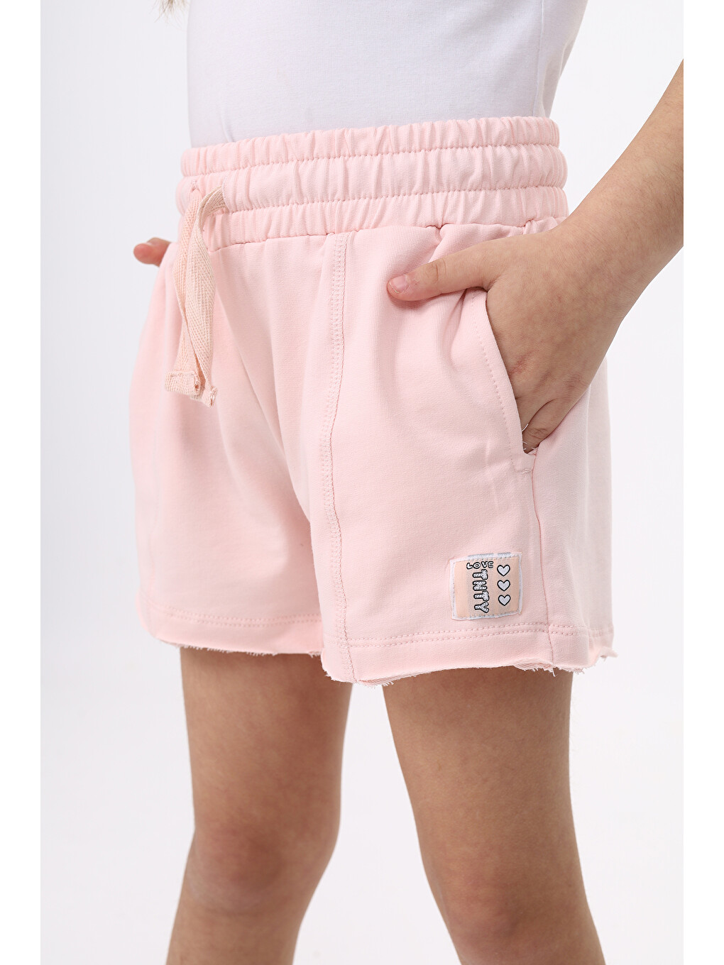 Pembe Kız Çocuk Şort-2