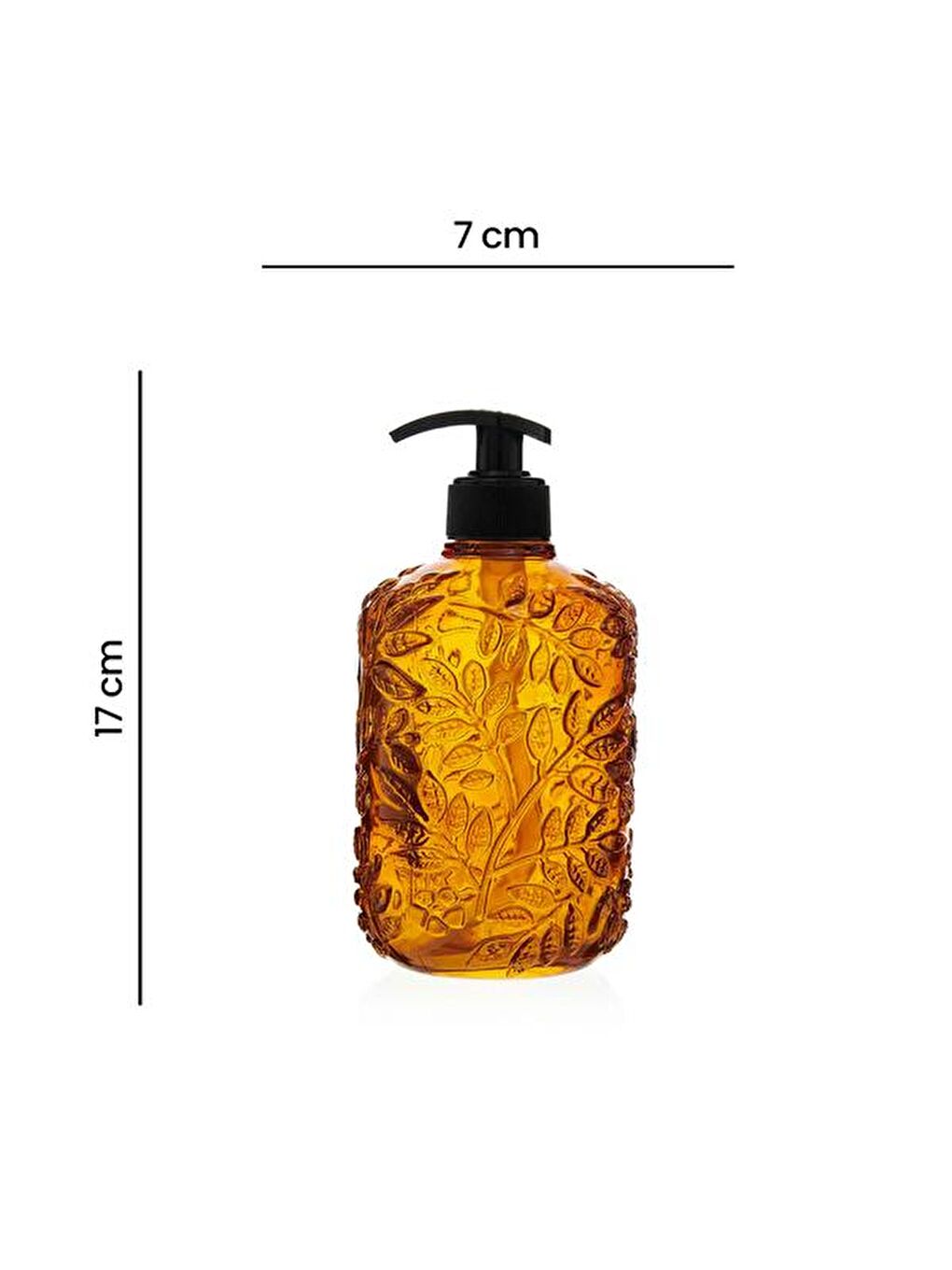 Sarı Venüs Cam Sıvı Sabunluk - Amber-5