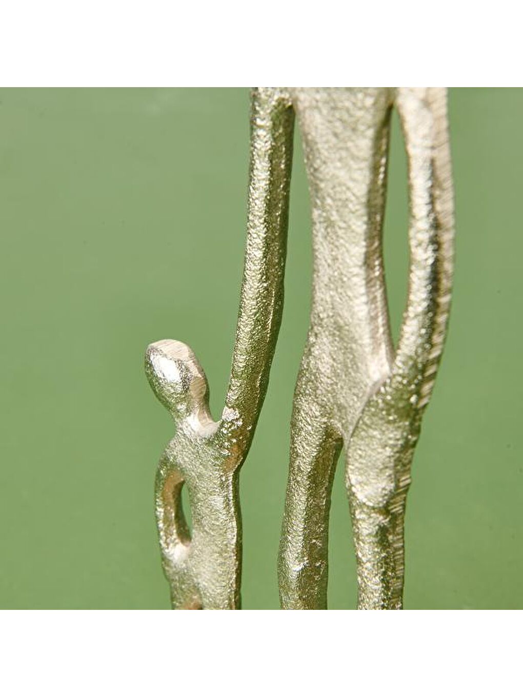 Gri Soyut Aile Biblo - Gümüş - 24 cm-2