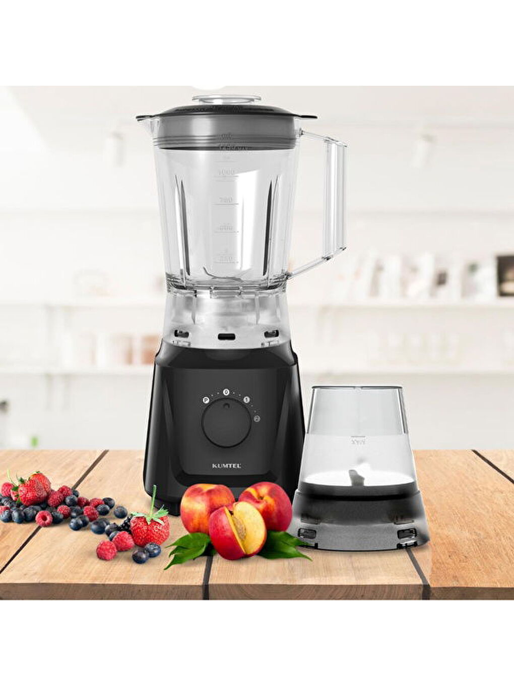 HTB-01 Öğütücülü Smoothie Blender - Siyah - 600 Watt