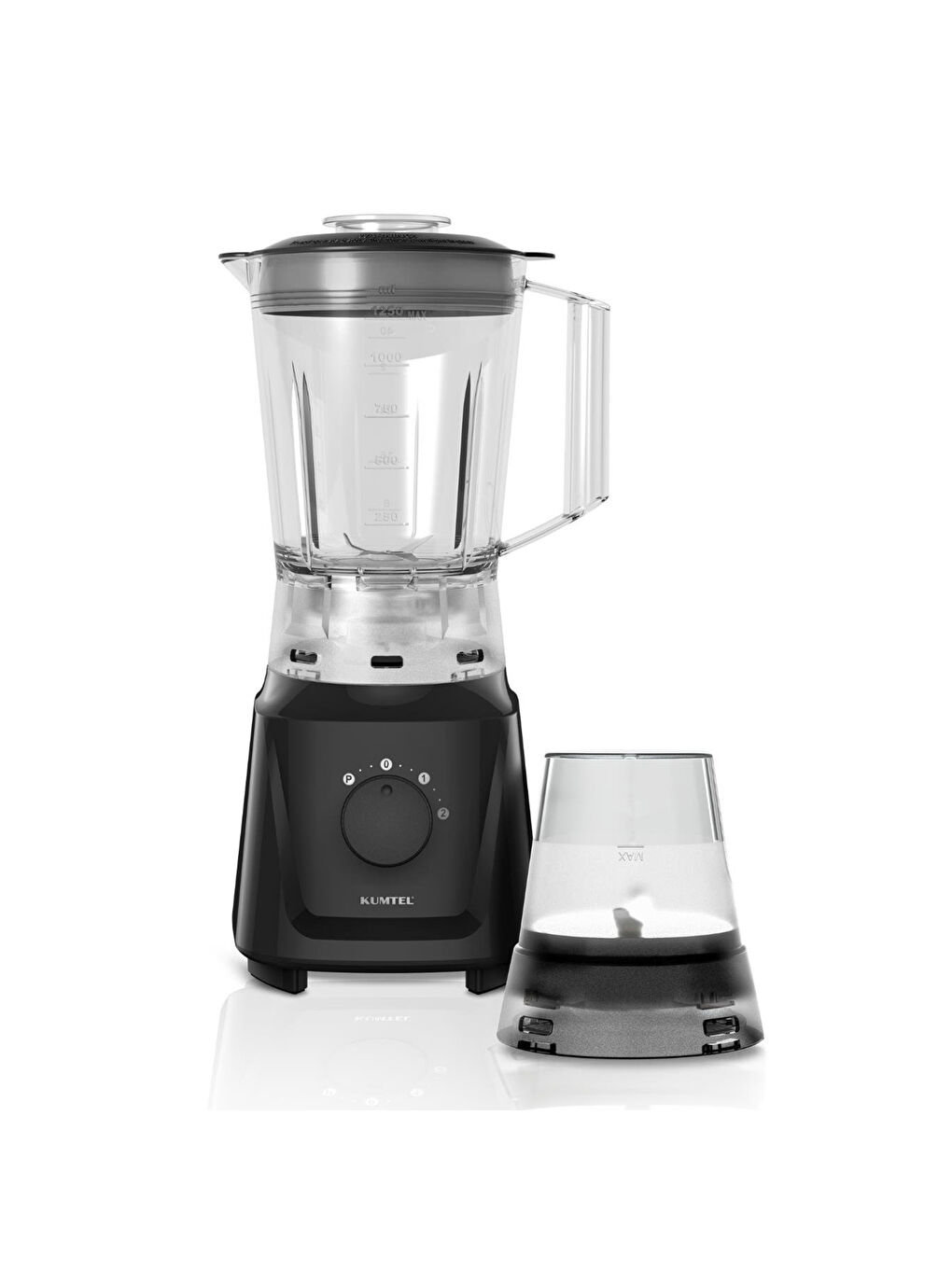 HTB-01 Öğütücülü Smoothie Blender - Siyah - 600 Watt-1