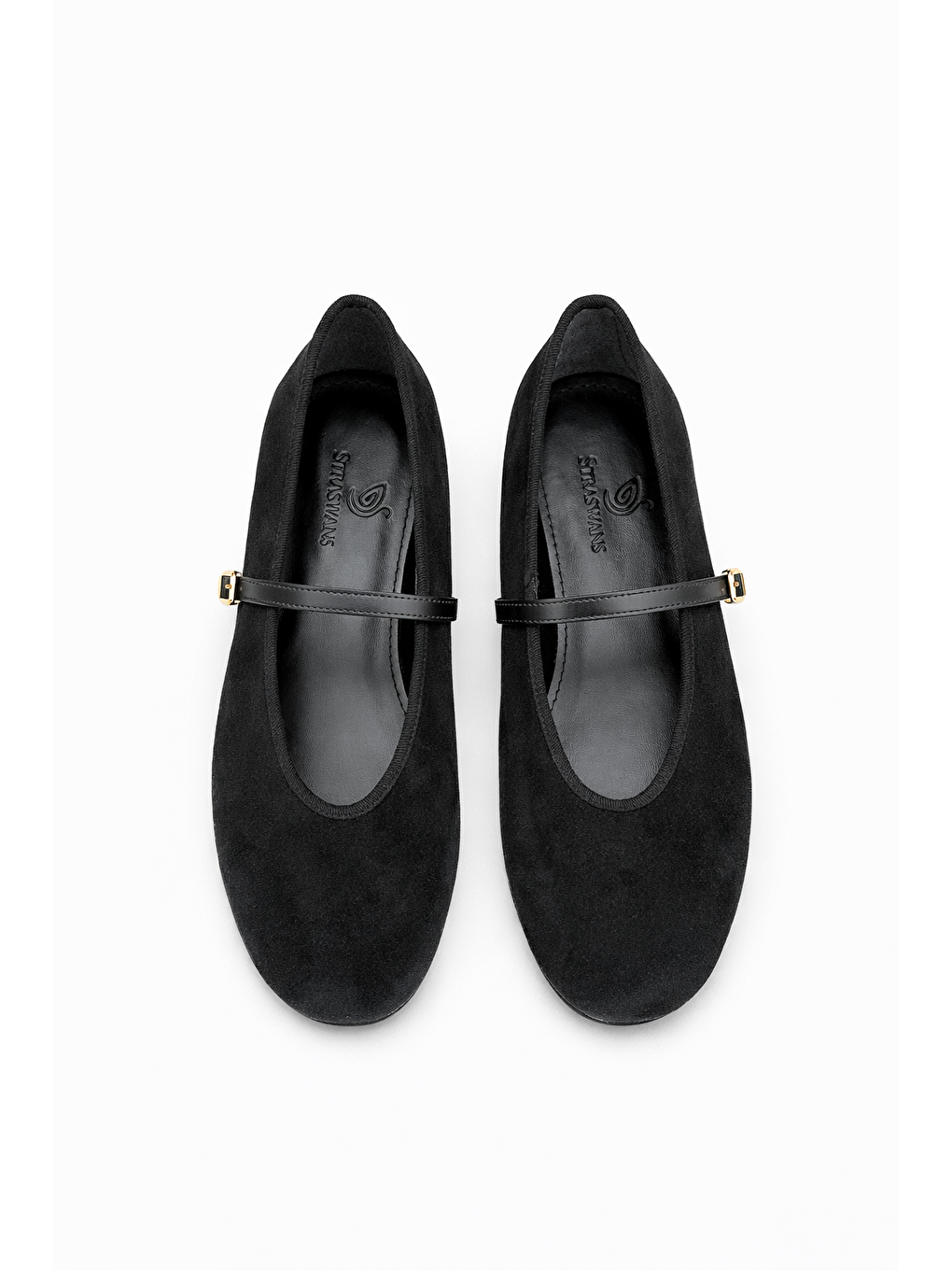 Ava Kadın Süet  Babet Siyah