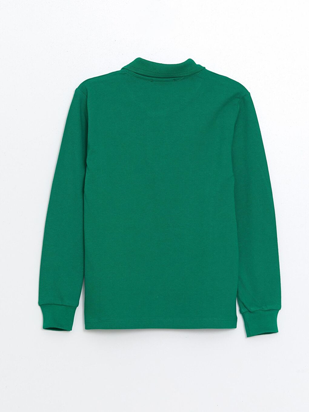 Yeşil Okul Tişört  Polo Yaka Uzun Kollu-1